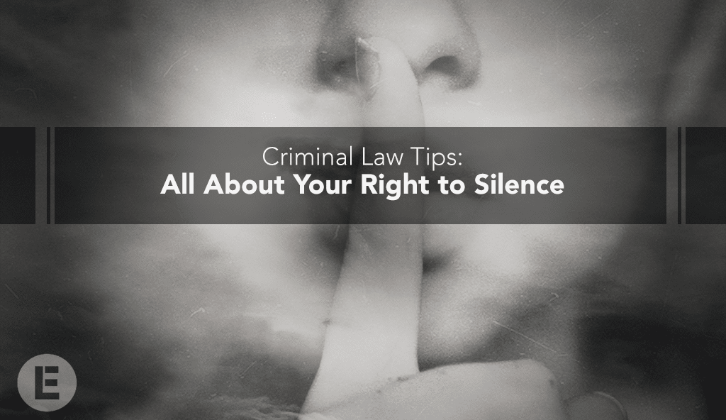 woman hushing pose Executive Legal blog about criminal law tips on the right to silence