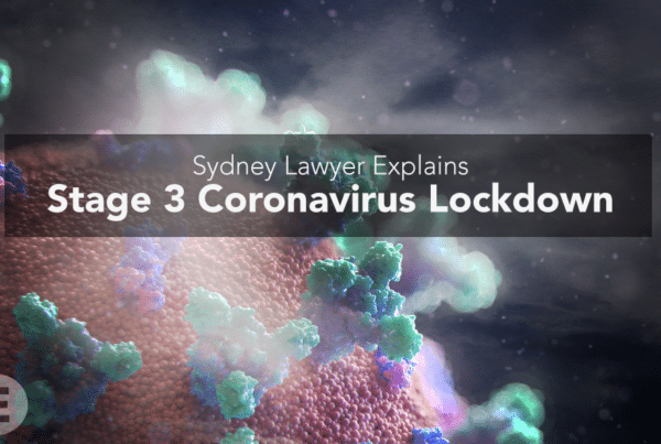 graphic representation of the coronavirus for the Executive Legal blog where Sydney lawyers explains the rules of the Stage 3 Coronavirus Lockdown