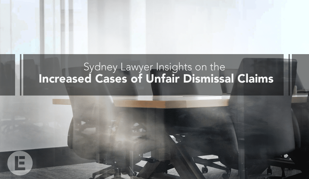 conference room with office chairs Executive Legal blog about Sydney Lawyer insights on increased cases of unfair dismissal claims